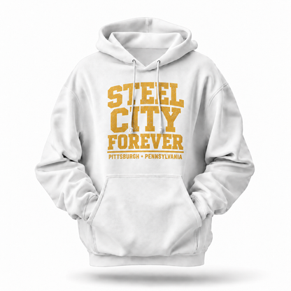 Steel City Forever Pittsburgh Pennsylvania Varsity Hoodie