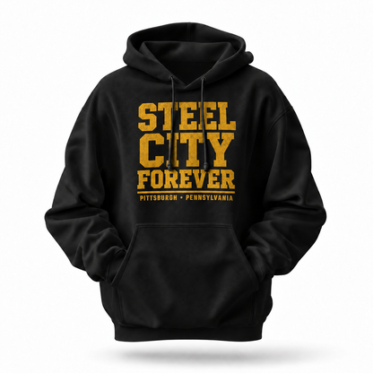 Steel City Forever Pittsburgh Pennsylvania Varsity Hoodie