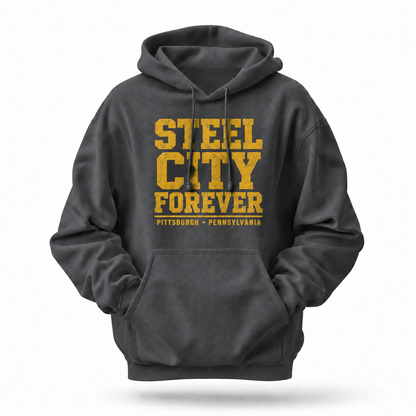 Steel City Forever Pittsburgh Pennsylvania Varsity Hoodie