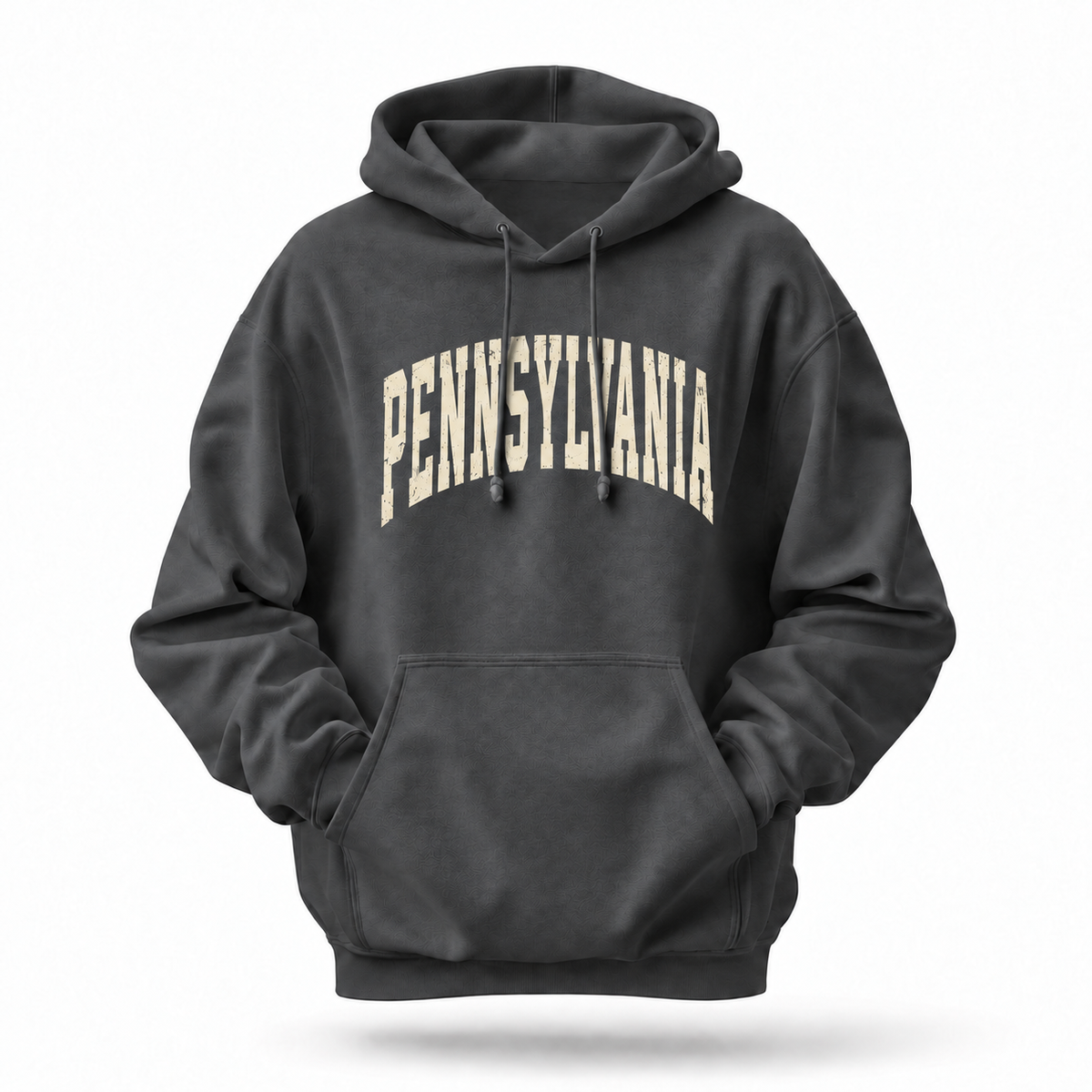 Pennsylvania Collegiate Arch Distressed Varsity Letters Hoodie
