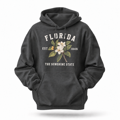 Florida Orange Blossom State Flower Est 1845 Hoodie