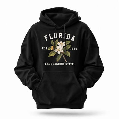 Florida Orange Blossom State Flower Est 1845 Hoodie