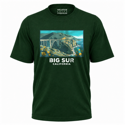 California Big Sur Coastal Bridge Nature Adventure Shirt