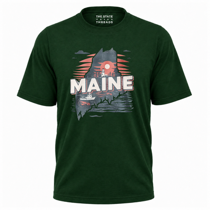 Maine Coastal Lighthouse State Pride Shirt