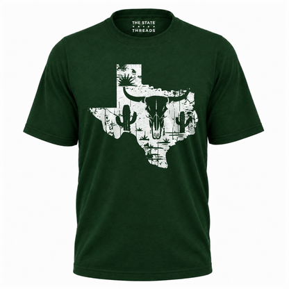 Texas Cactus Longhorn Desert State Pride Shirt