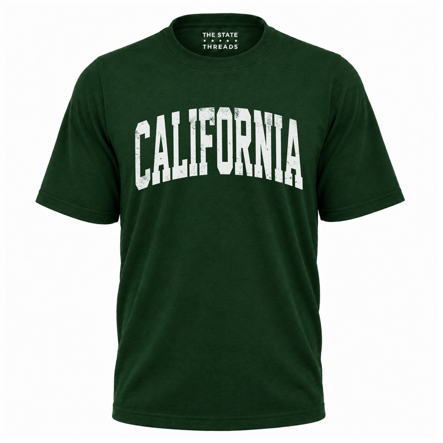California Vintage Distressed Lettering State Pride Shirt