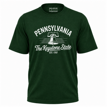 Pennsylvania Liberty Bell Keystone State Est 1787 Shirt