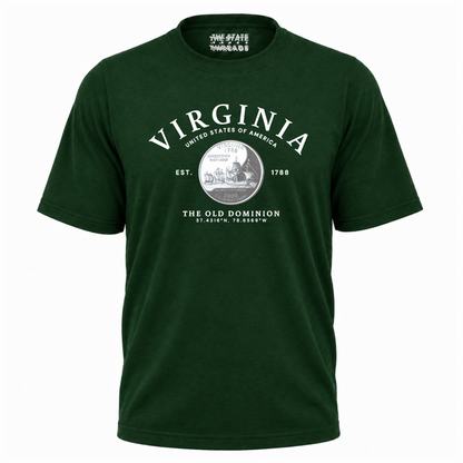 Virginia State Quarter Old Dominion Pride Shirt