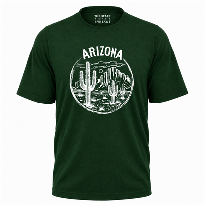 Arizona Desert Cactus Mesa Landscape Vintage Shirt