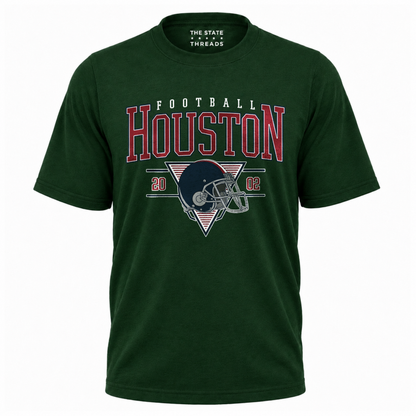 Houston Football Vintage Helmet Gameday Shirt