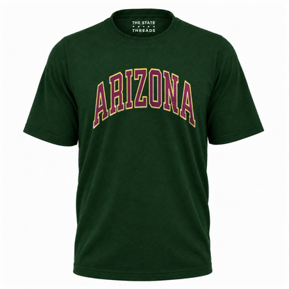 Arizona Vintage Varsity Block Lettering Shirt