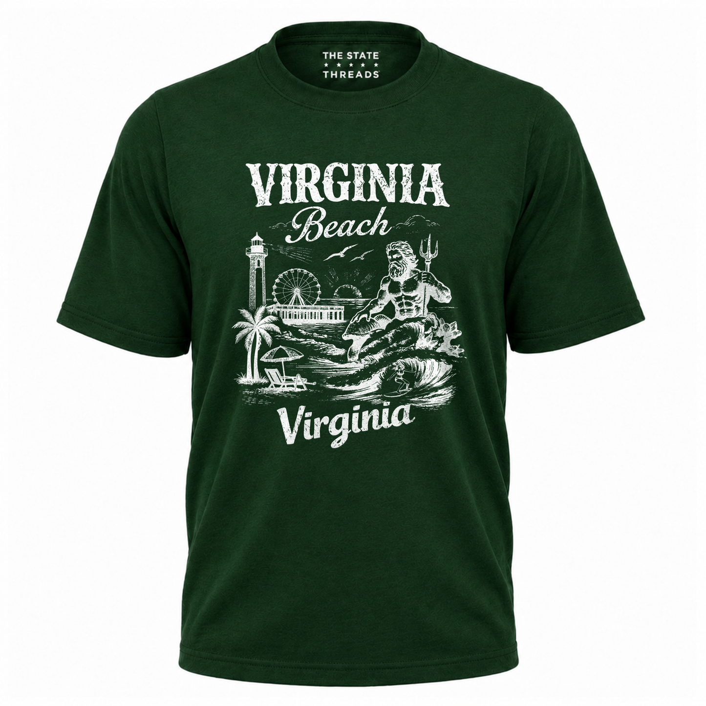 Virginia Beach Coastal Boardwalk Vintage Shirt