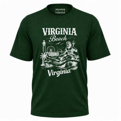 Virginia Beach Coastal Boardwalk Vintage Shirt