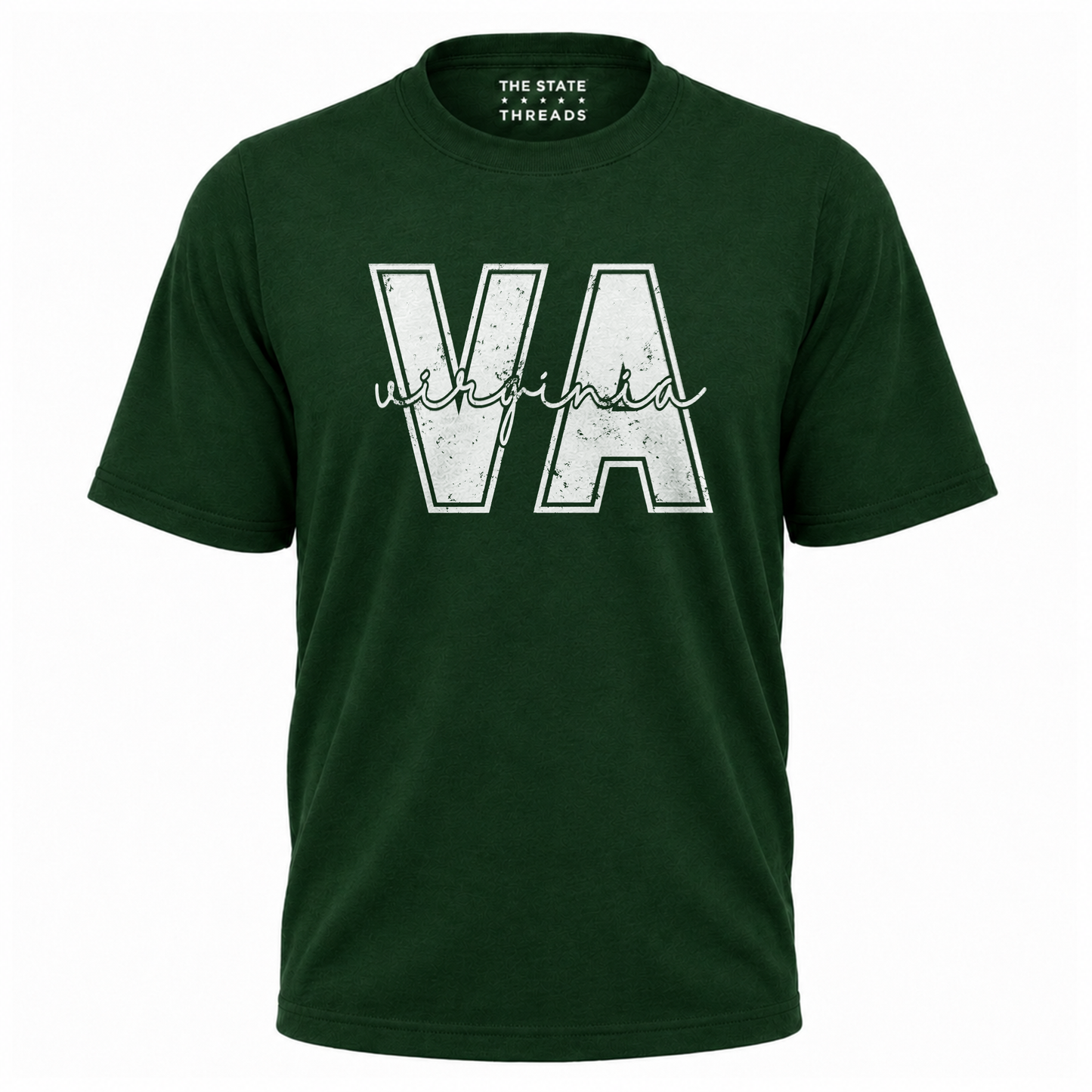 Virginia Varsity Letter Distressed State Shirt