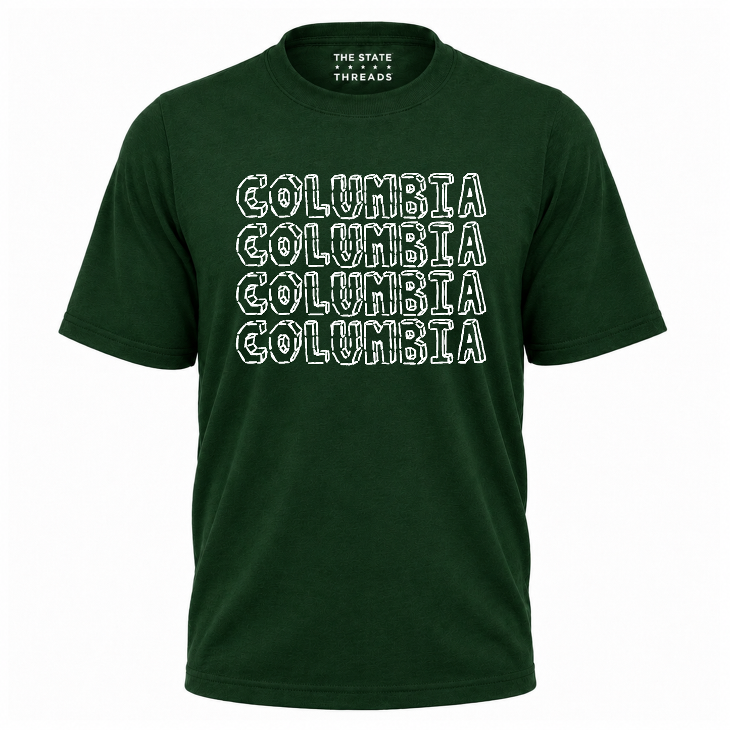 New York Columbia University Block Letter Campus Pride Shirt