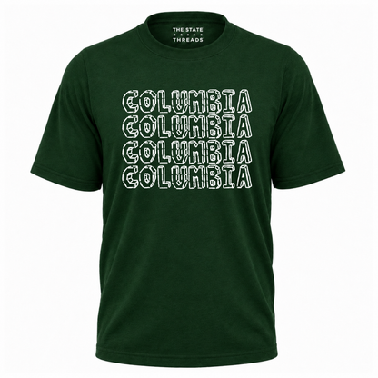 New York Columbia University Block Letter Campus Pride Shirt
