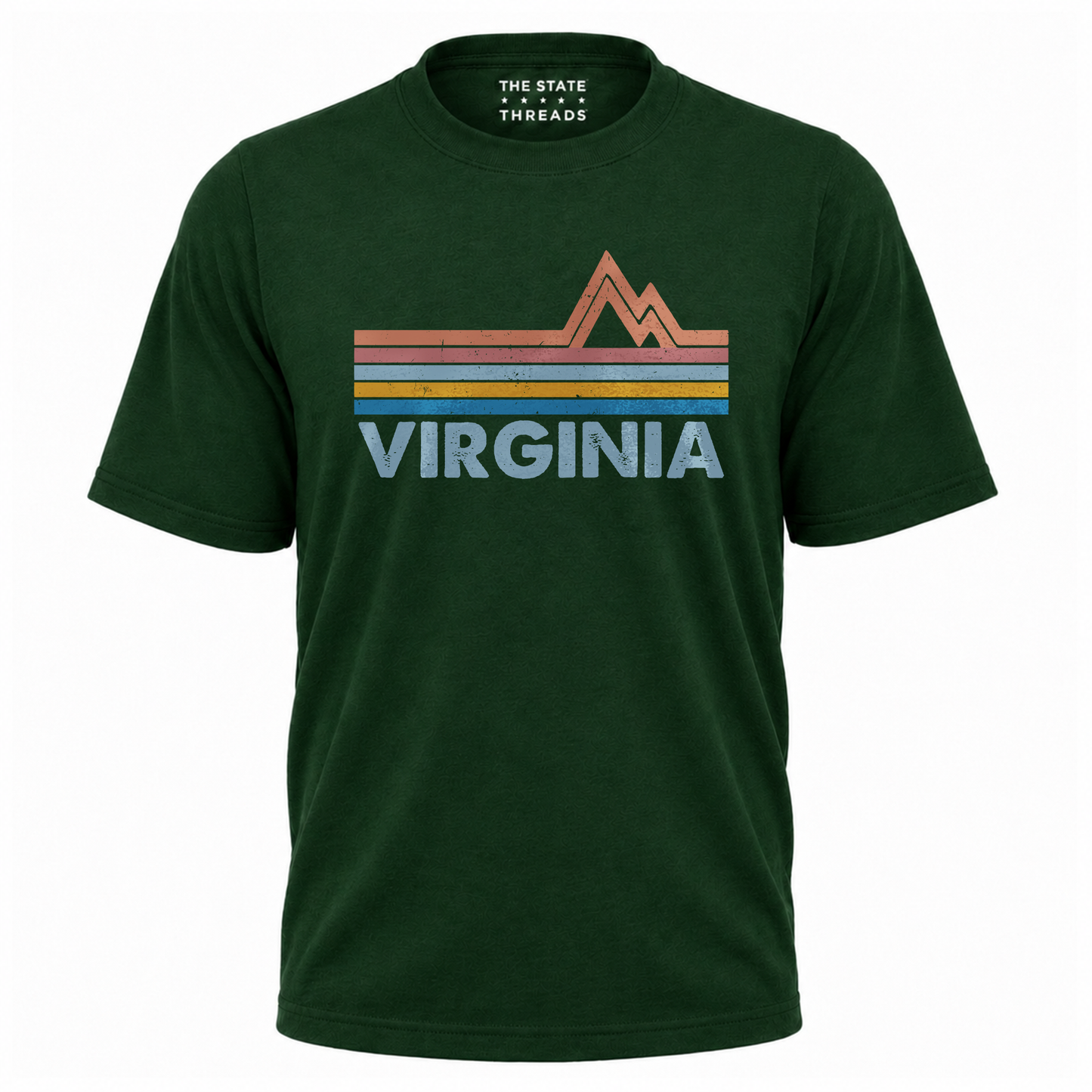 Virginia Mountain Retro State Pride Travel Shirt