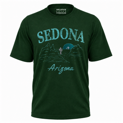 Sedona Arizona Red Rock Desert Sunset Vintage Shirt