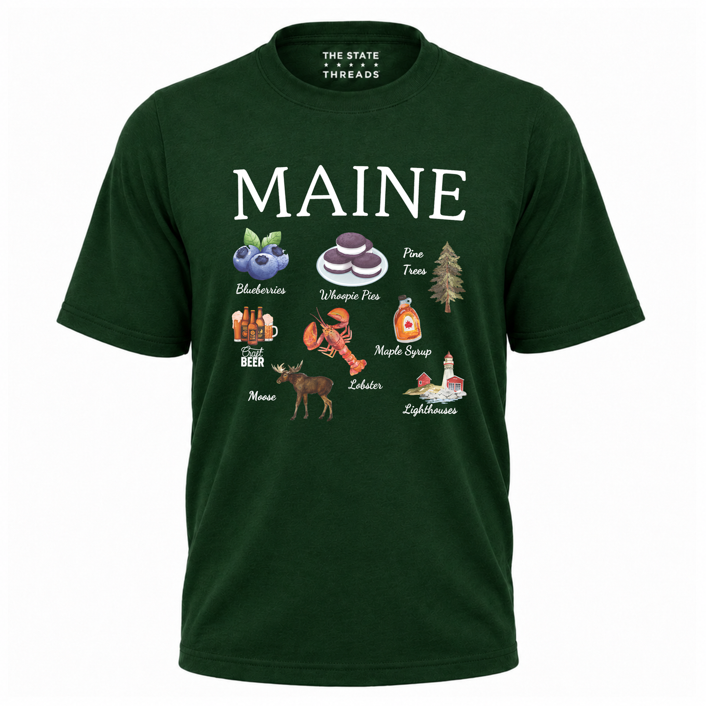 Maine Icons State Pride Shirt