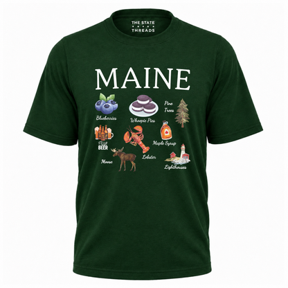 Maine Icons State Pride Shirt