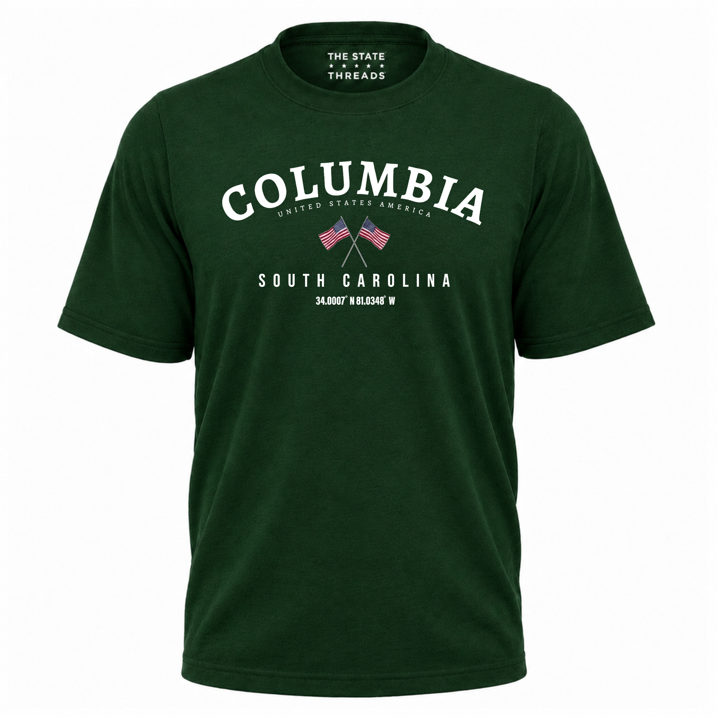 South Carolina Columbia Crossed Flags City Pride Shirt