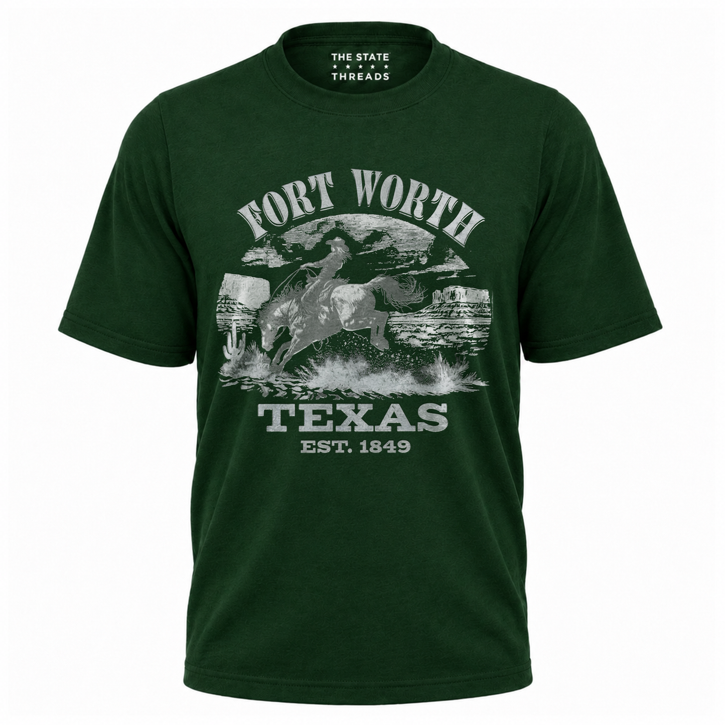 Fort Worth Texas Vintage Cowboy Rodeo Shirt