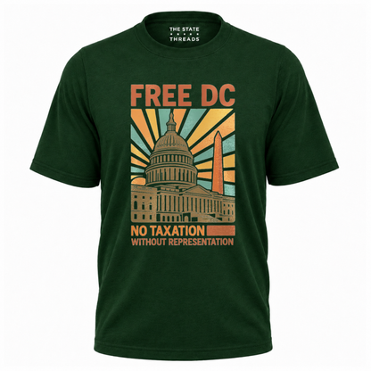 Washington DC Free DC Retro Political Shirt