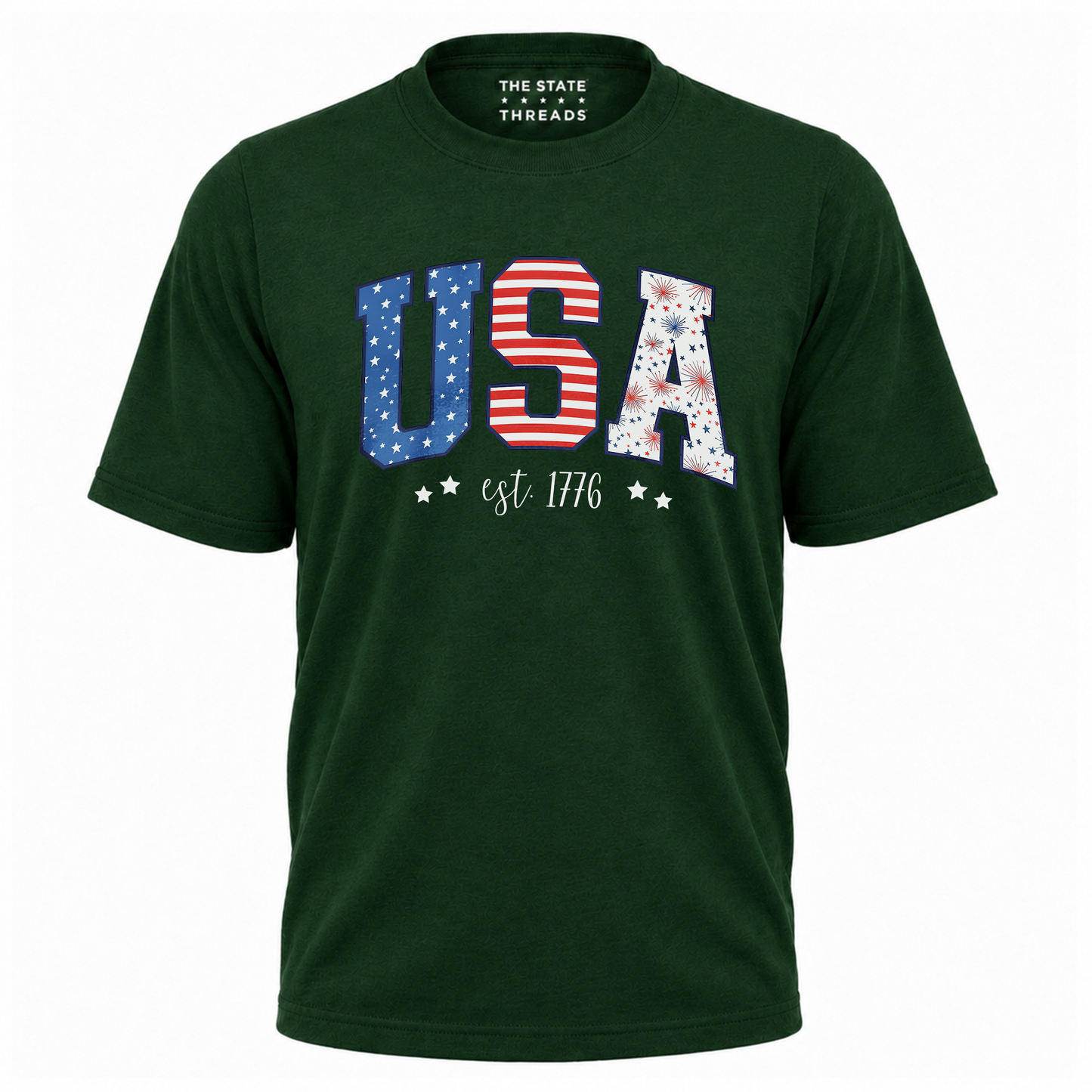 America Stars Stripes USA Est 1776 Shirt