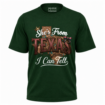 She's From Texas I Can Tell Western Shirt