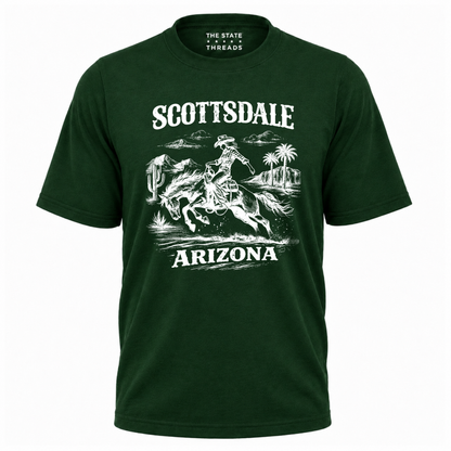 Arizona Scottsdale Cowboy Rodeo Retro Western Shirt