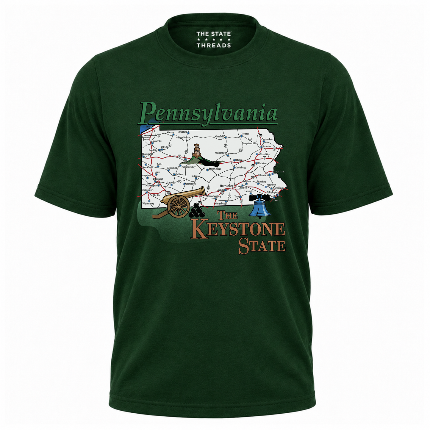 Pennsylvania Keystone State Vintage Souvenir Shirt