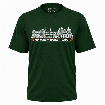 Washington DC Football Team Legends Skyline Shirt