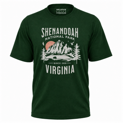 Shenandoah National Park Virginia Retro Hiking Shirt