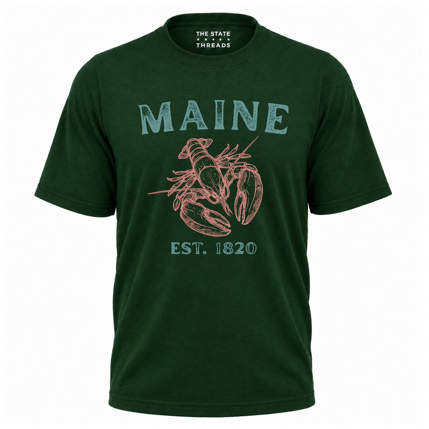 Maine Lobster Est 1820 Coastal Heritage Shirt