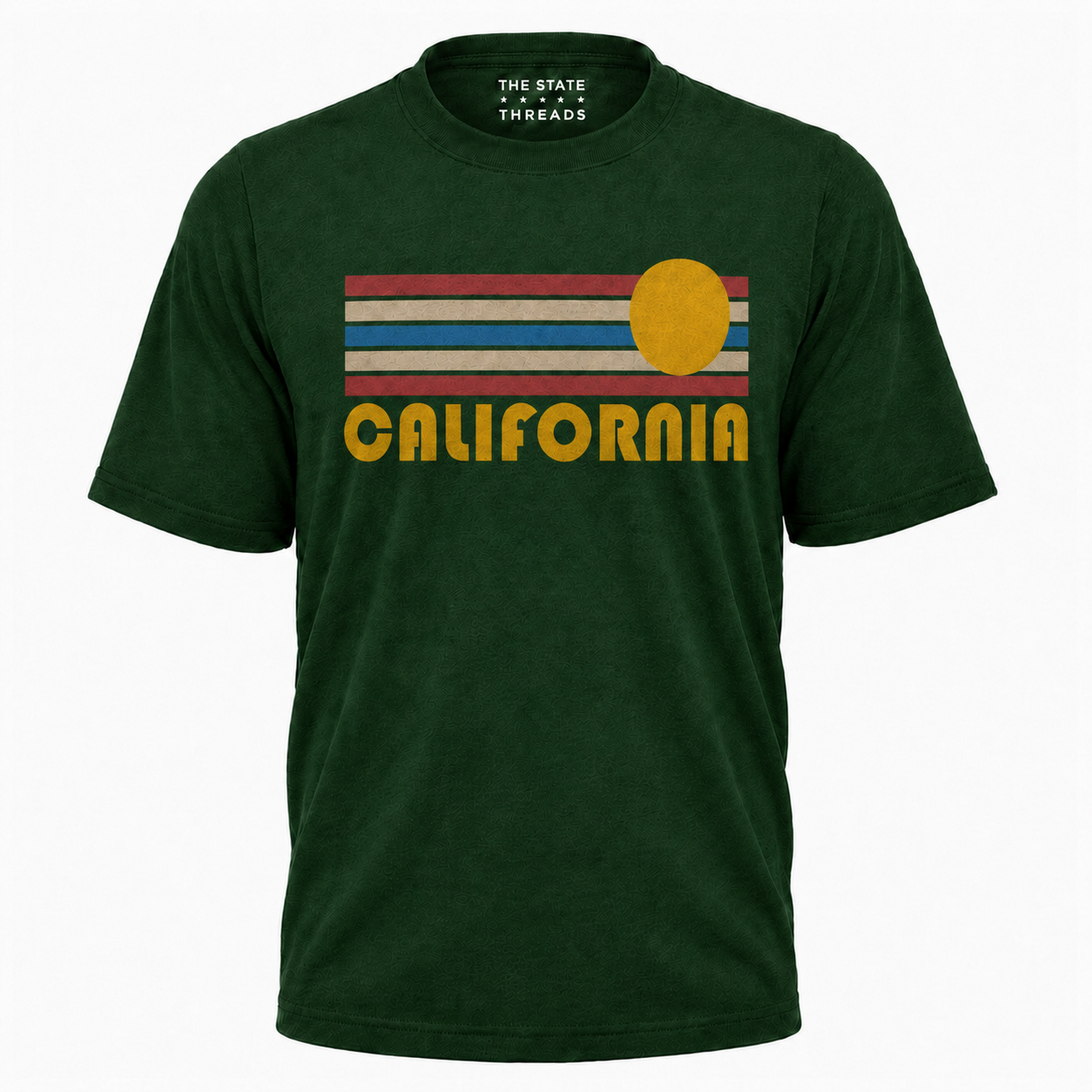 California Retro Sunset Stripe Shirt