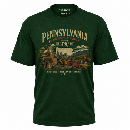Pennsylvania Keystone State Heritage History Shirt