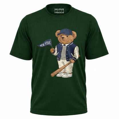 New York Baseball Bear Shirt