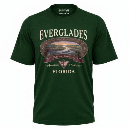 Everglades Florida Outdoor Discovery American Tradition Vintage Shirt