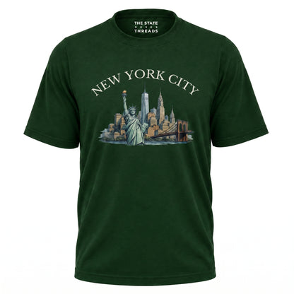 New York City Landmarks Vintage Souvenir Shirt