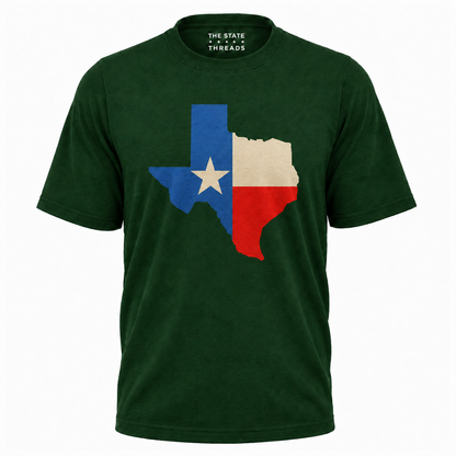 Texas Flag State Silhouette Shirt