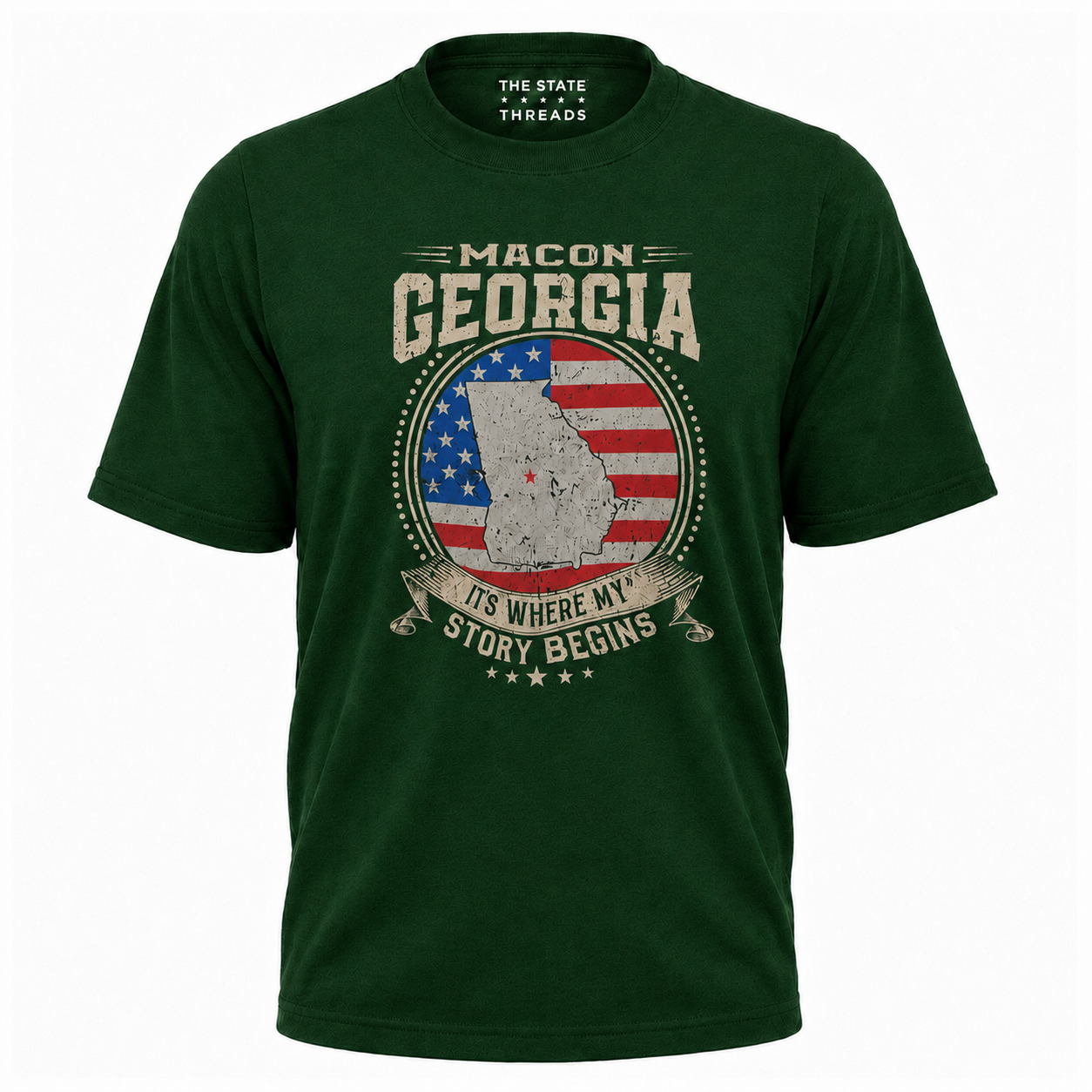 Product Name: Macon Georgia Story Begins Vintage Shirt