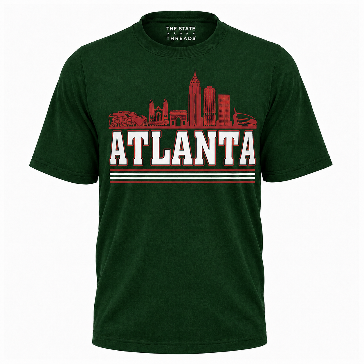 Atlanta Georgia City Skyline Collegiate Retro Vintage Shirt