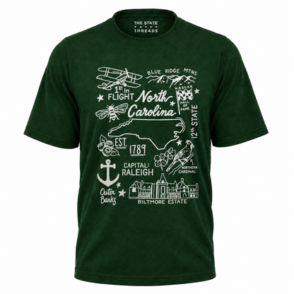 North Carolina Illustrated State Shirt