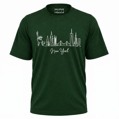 New York City Skyline Minimalist Travel Shirt