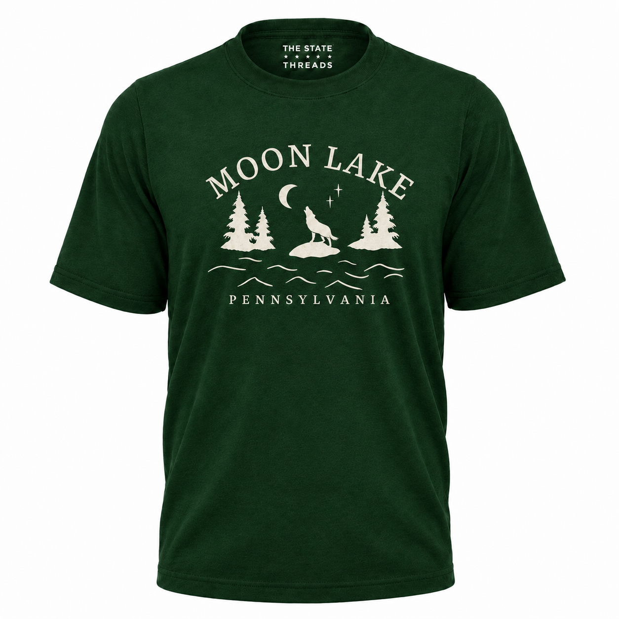 Pennsylvania Moon Lake Wolf Shirt