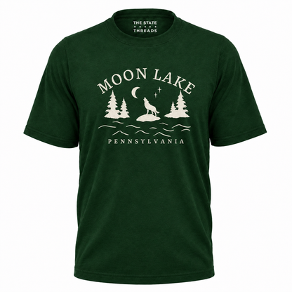 Pennsylvania Moon Lake Wolf Shirt
