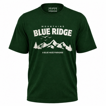 Blue Ridge Georgia Mountains Blue Haze Paradise Shirt
