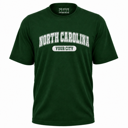 North Carolina Custom City Varsity State Pride Shirt