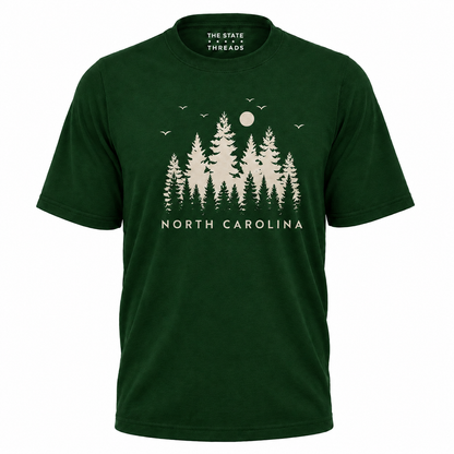 North Carolina Pine Forest Moonlight Shirt