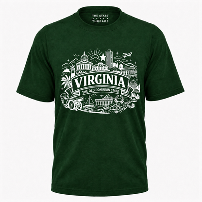 Virginia Old Dominion State Landmark Shirt